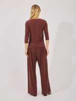 Blusa Heloisa Malha Fria Marrom