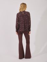 Blusa Elisabeth Malha Fria Estampa Onça Clássica