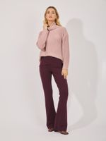 Calça Porto Malha Crepe Ameixa