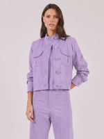 Jaqueta Anabela Malha Nobu Lavanda