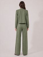 Calça Pantalona  Malha Nobu Militar