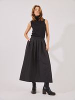 Saia Carlota Nylon Preto