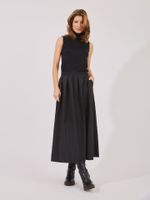 Saia Carlota Nylon Preto