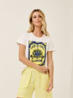 Camiseta Dijon Que O Sol Off White 