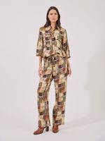 Camisa Memphis Viscose Estampa Colagem Sonora