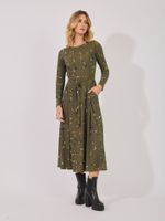 Vestido Samara Malha Fria Fendas Do Tempo 