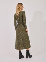 Vestido Samara Malha Fria Fendas Do Tempo 