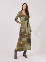 Vestido Sevilha Malha Fria Nevoa Urbana