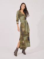 Vestido Sevilha Malha Fria Nevoa Urbana