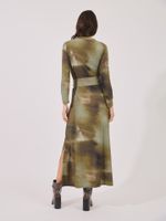 Vestido Sevilha Malha Fria Nevoa Urbana