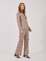 Blazer Melina Malha Nobu Clássico Concreto