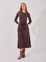 Vestido Samara Malha Fria Onça Classica