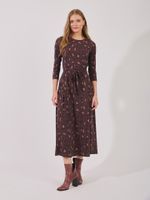Vestido Samara Malha Fria Onça Classica