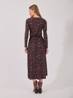 Vestido Samara Malha Fria Onça Classica