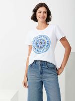 Camiseta Dijon Mandala Azul