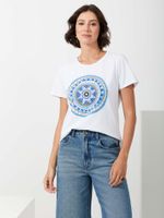 Camiseta Dijon Mandala Azul
