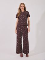 Camiseta Fabiana Malha Fria Onça Clássica