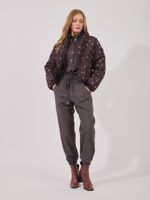 Jaqueta Iara Nylon Onça Clássica