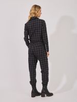 Camisa Dory Xadrez Julita Preto