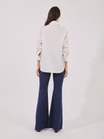 Camisa Rose Algodão Briel Branco