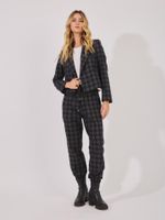 Blazer Monaco Xadrez Julita Xadrez Preto