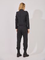 Blazer Monaco Xadrez Julita Xadrez Preto