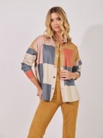 Camisa Cony Malha Nobu Quadrante Tempo Bege