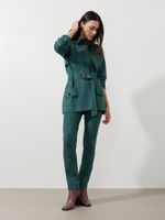 Calça Mari Malha Nobu Verde Esmeralda 
