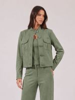 Jaqueta Anabela Malha Nobu MIlitar