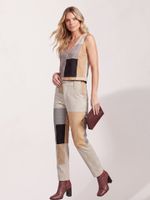 Calça Luciana Curta Malha Nobu Quadro