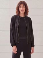 Jaqueta Maggie Malha Fria Preto