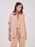 Camisa Cony Malha Nobu Areia Rose