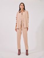 Camisa Cony Malha Nobu Areia Rose