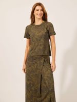 Camiseta Fabiana Malha Fria Cashmere