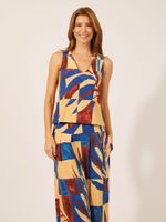 Regata Dara Malha Fria Cobalto Tropical