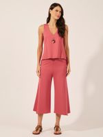 Calça Pantacourt Autralia Rosa