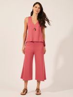 Calça Pantacourt Autralia Rosa