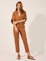 Calça Corine Cotton  Alfa Castanho
