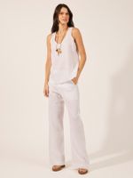  Calça  Tereza Linho Branco