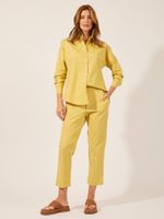  Calça  Betina Tricoline Fio Egipcio Amarelo 