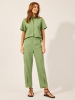  Calça Samanta Algodão Liara Verde