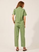  Calça Samanta Algodão Liara Verde