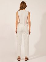 Colete  Acacia Malha Shape Off White