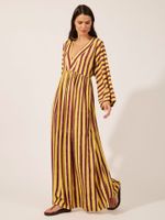 Vestido Kaftan Vivian Listra Roxo