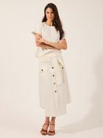 Saia Frida Malha Shape Off White