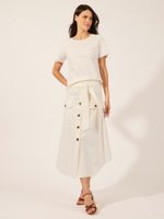 Saia Frida Malha Shape Off White