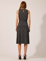 Vestido Janaina Malha Fria Entrelinhas Preto