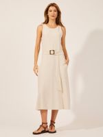 Vestido Janaina Malha Flow  Natural