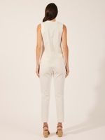 Calça Luciana Malha Shape Off White