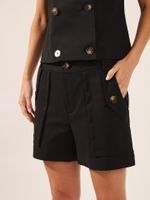 Shorts Luana  Cotton Alfa Preto